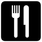 Fork and knife clipart