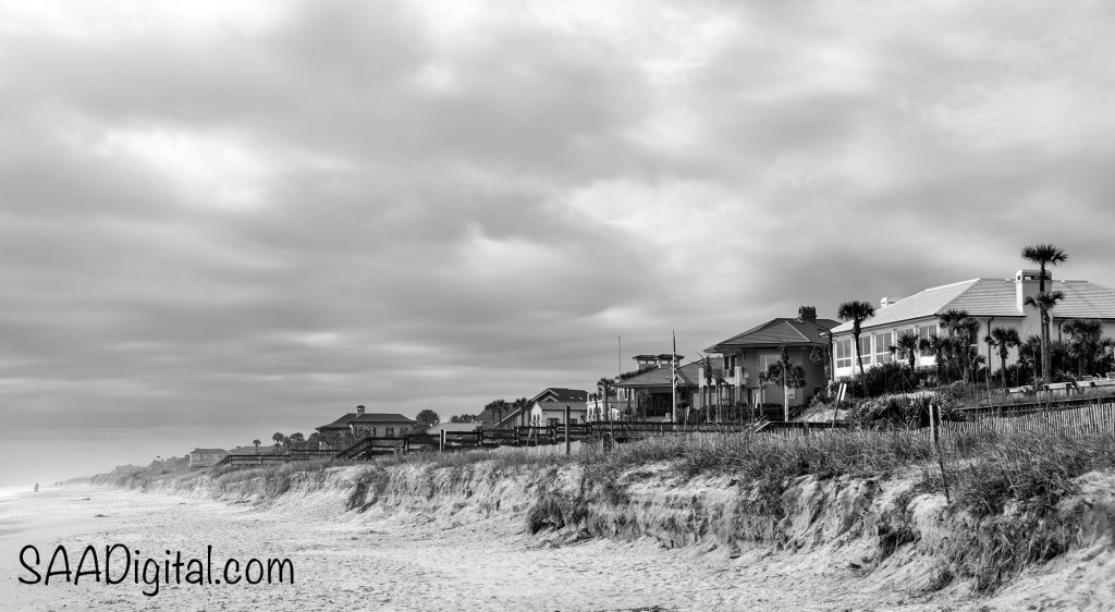 The Ponte Vedra Beach coast near Jacksonville, FL