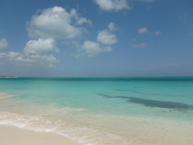 Beautiful ocean waters of Caicos