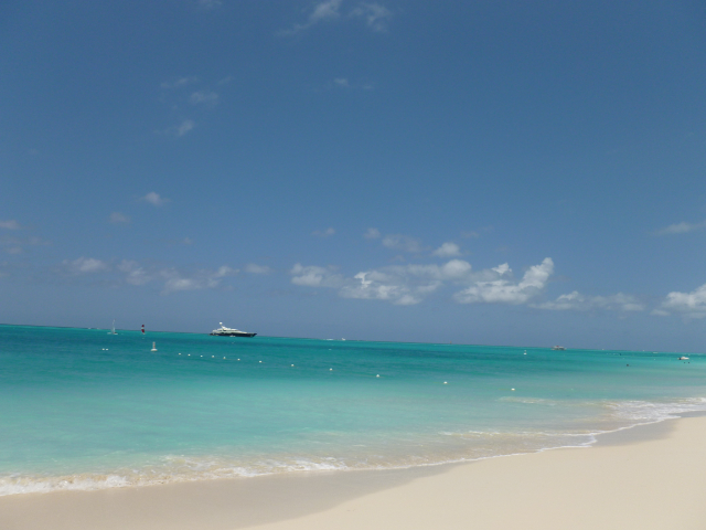 Beautiful ocean waters of Caicos