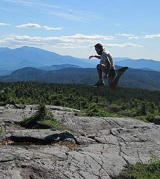 Joe along the Appalachian Trail