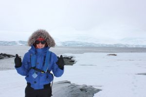 Setting foot on Antarctica