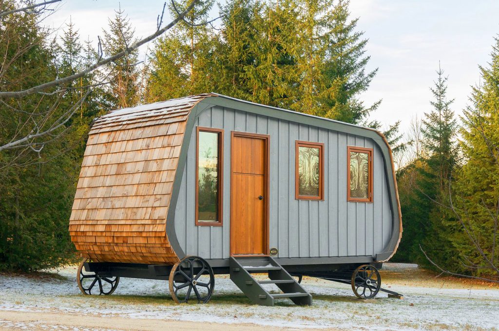 Tiny Collingwood Shepherd Hut (tiny home) on wheels