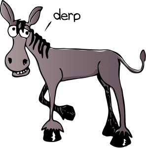 Derp donkey