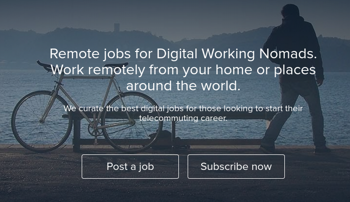 Digital nomad jobs: WorkingNomads.co