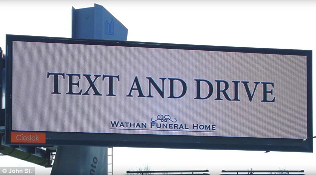 Text and drive funeral home