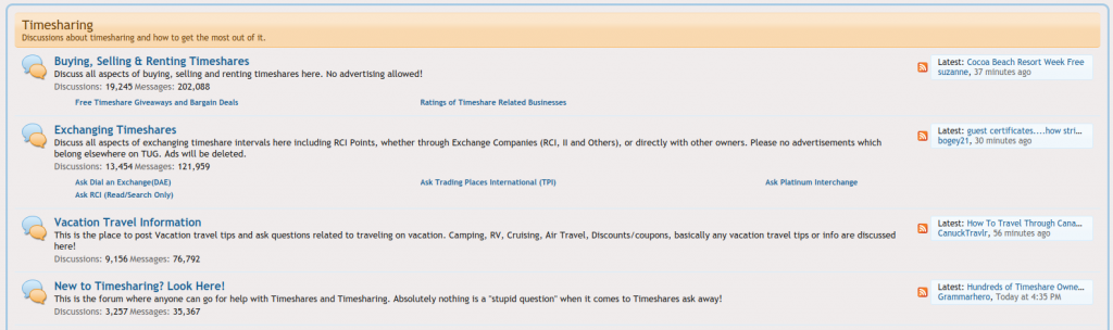 Timeshare users group BBS